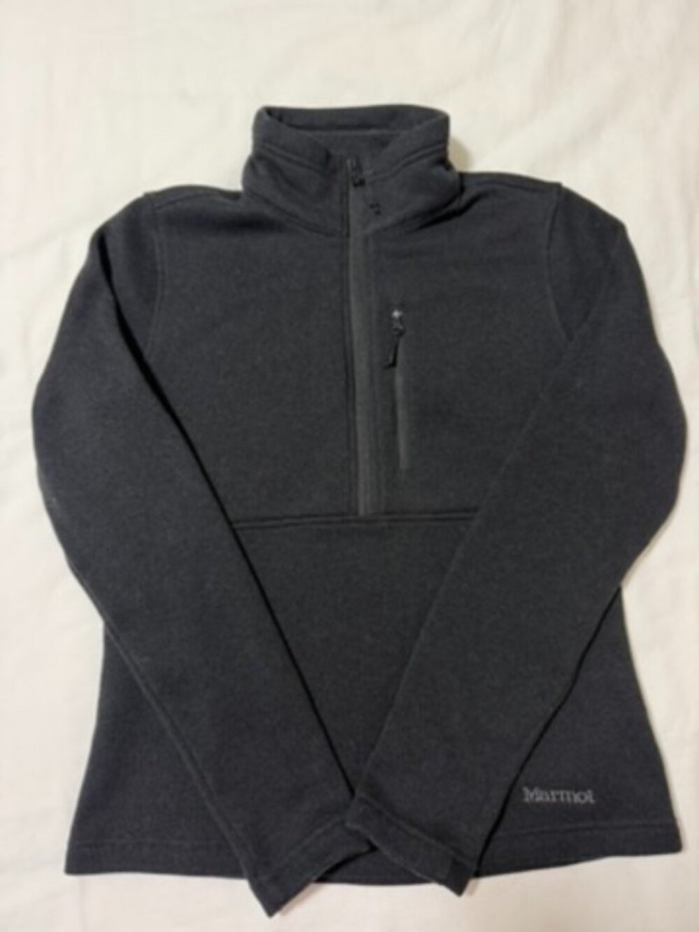 Marmot Mountain Works Women’s Black Half Zip Fleece Pullover XS